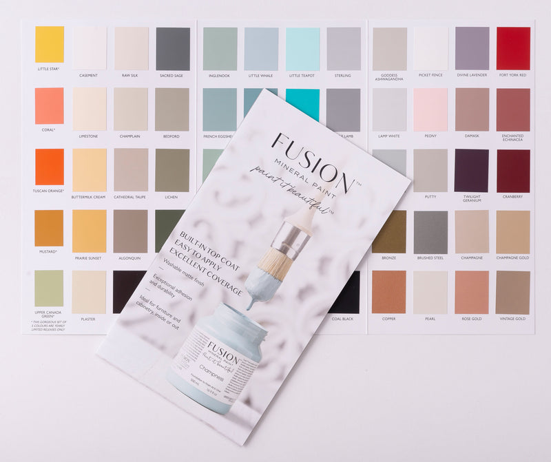 Fusion Mineral Paint True Color Card