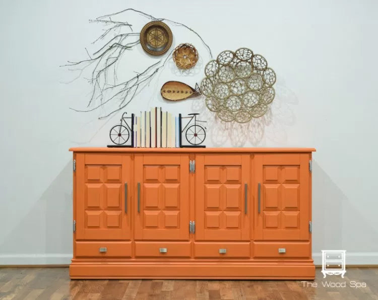Tuscan Orange Fusion Mineral Paint Painted Furniture