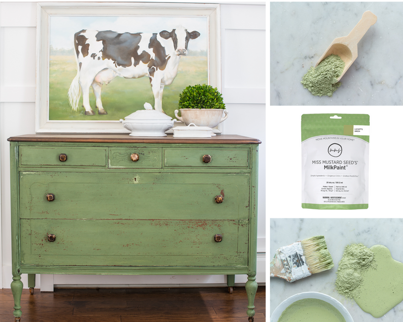 Lucketts Green Miss Mustard Seeds Milk Paint