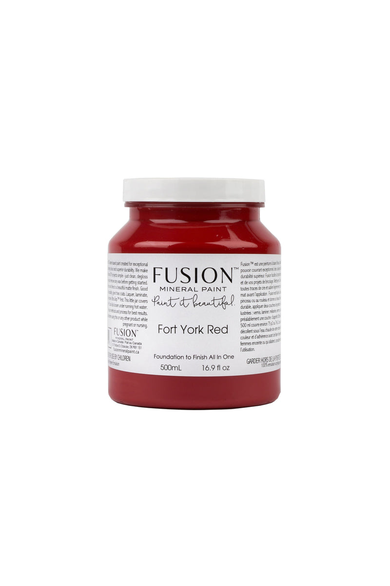 Fort York Red Fusion Mineral Paint 500 ml Pint