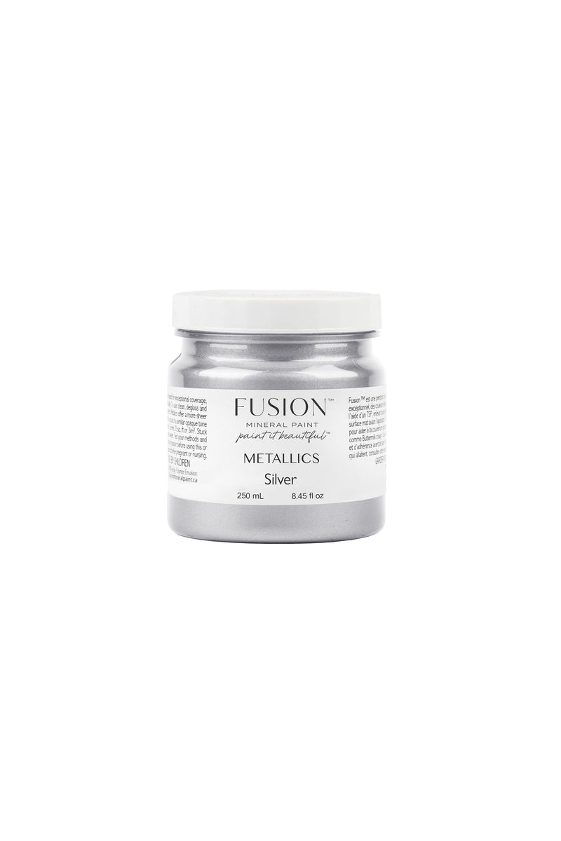 Silver Metallic Fusion Mineral Paint